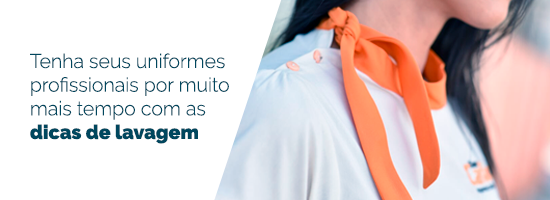 Banner no artigo de camisetas universitárias para ebook sobre lavagem de uniformes