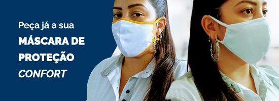 Banner para a máscara de proteção confort da Serfer